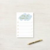 Ich bin dankbar für Personalisiert dankbar Post-it Klebezettel (Auf Schreibtisch)