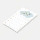 Ich bin dankbar für Personalisiert dankbar Post-it Klebezettel (angewinkelt)