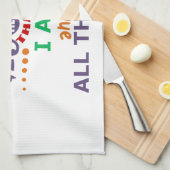 Ich bin dankbar küchentuch (Viertel Falte)