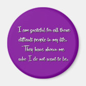 Ich bin dankbar... magnet (Vorne)