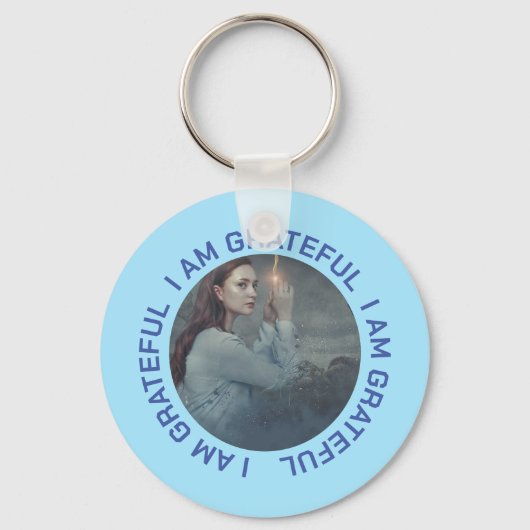 Ich bin dankbar schlüsselanhänger (Vorderseite)