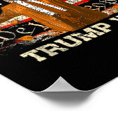 Ich bin dankbar Trump gewinnt Erntedank Türkei Tru Poster (Ecke)