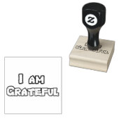 Ich bin dankbares Script Gummistempel (Stempel)