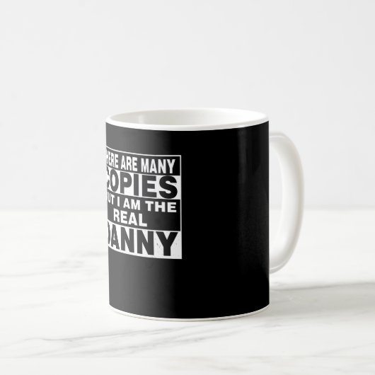 Ich bin Danny Funny Personalisierter Spaß Kaffeetasse (VorderseiteRechts)
