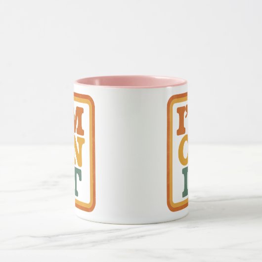 ICH BIN DARAN, als ich dachte Tasse (Zentrum)