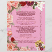 Ich bin daran erinnert, Personalisiertes Papier zu (Vorderseite)