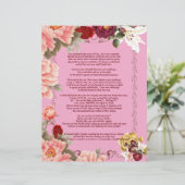 Ich bin daran erinnert, Personalisiertes Papier zu (Stehend Vorderseite)