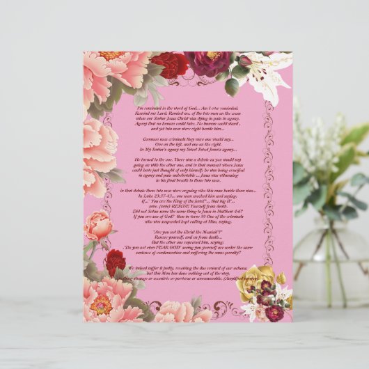 Ich bin daran erinnert, Personalisiertes Papier zu (Stehend Vorderseite)