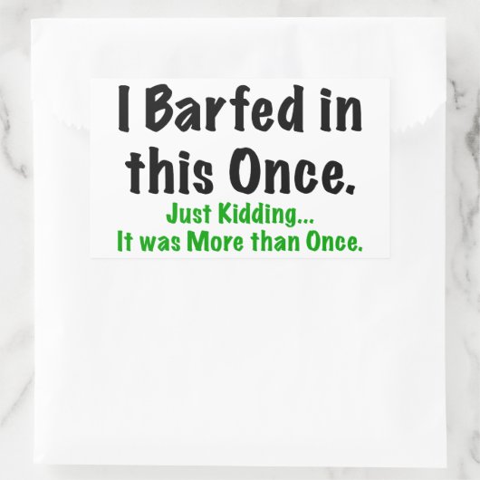 Ich bin darin gebannt rechteckiger aufkleber (Tasche)