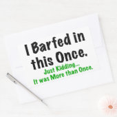 Ich bin darin gebannt rechteckiger aufkleber (Umschlag)