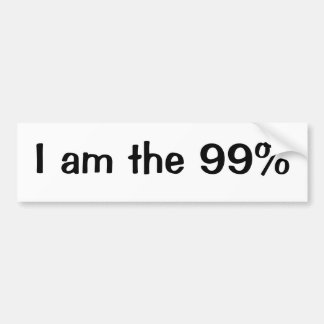 Ich bin das 99% autoaufkleber