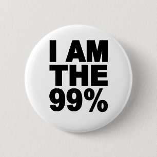 Ich bin das 99% (besetzen Sie Wall Street) Button