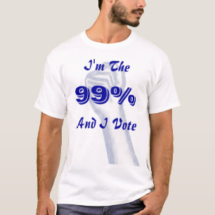 Ich bin das 99% (und ich wählen Sie) T-Shirt