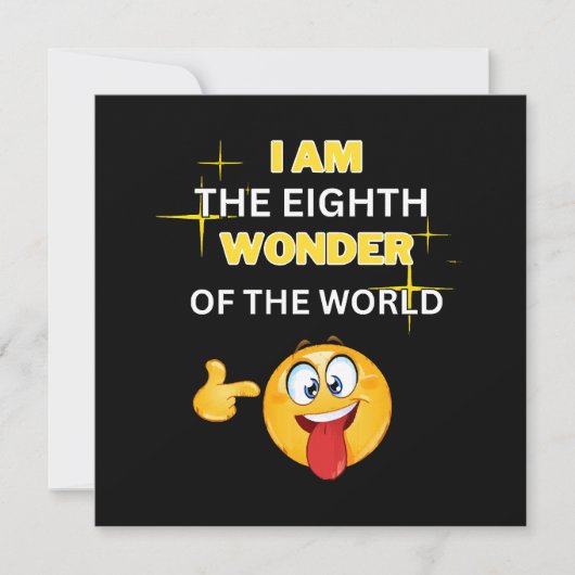 Ich bin das achte Wunder der Welt (Vorderseite)