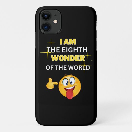 Ich bin das achte Wunder der Welt Case-Mate iPhone Hülle (Rückseite)
