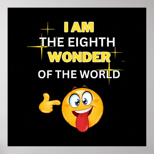 Ich bin das achte Wunder der Welt Poster (Vorne)