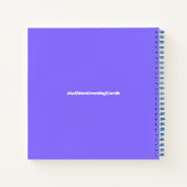 Ich bin das Alpha- und das Omega-SpiralNotebook Notizblock (Rückseite)