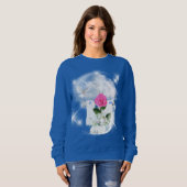 Ich bin das Auferstehungsblau-Sweatshirt Sweatshirt (Vorne ganz)