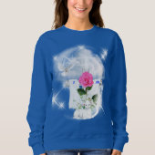 Ich bin das Auferstehungsblau-Sweatshirt Sweatshirt (Vorderseite)