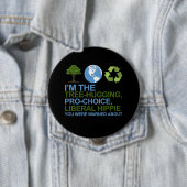 Ich bin das Baum-Umarmen, für das Recht auf Button (Beispiel)