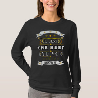 Ich Bin Das Beste T-Shirt | Zitat-Tee mit kühner H
