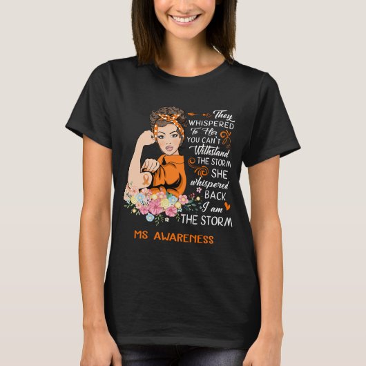 Ich bin das Bewusstsein der Sturm-MS T-Shirt (Vorderseite)