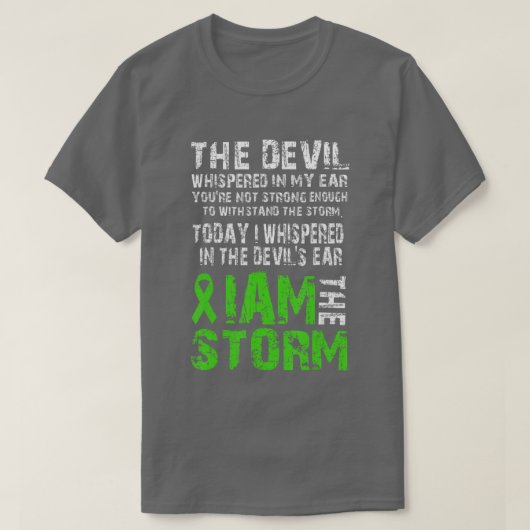 Ich bin das Bewusstsein für den Sturm Autismus Kri T-Shirt (Design vorne)