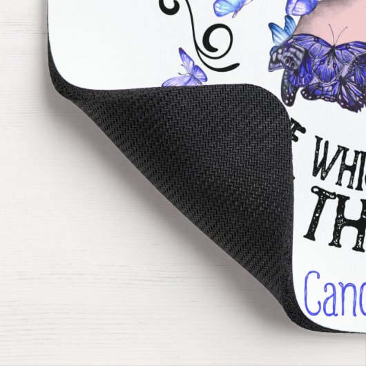 Ich bin das Bewusstsein für den Sturm-Colon-Krebs Mousepad (Ecke)