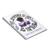 Ich bin das Bewusstsein für den Sturm-Colon-Krebs Notizblock (Rechte Seite)