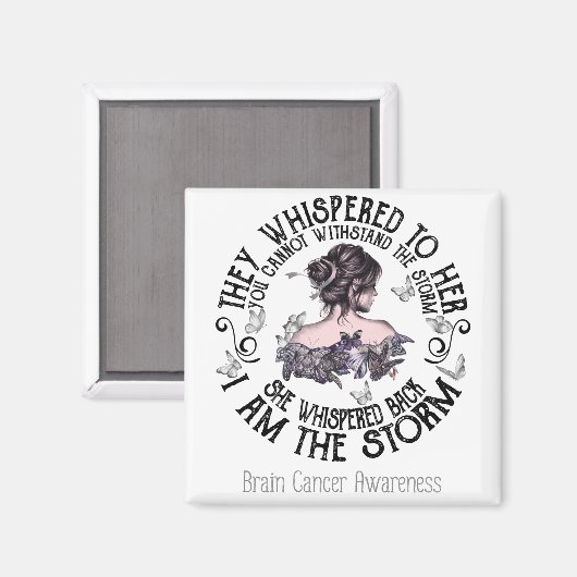 Ich bin das Bewusstsein für den Sturmgewitter Magnet (Vorderseite/Rückseite)