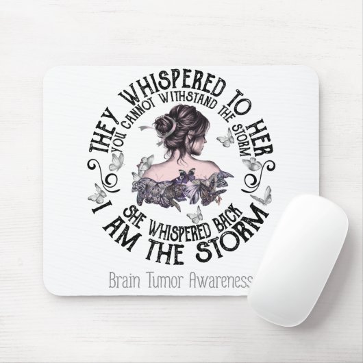 Ich bin das Bewusstsein für den Tumor des Sturmhir Mousepad (Mit Mouse)