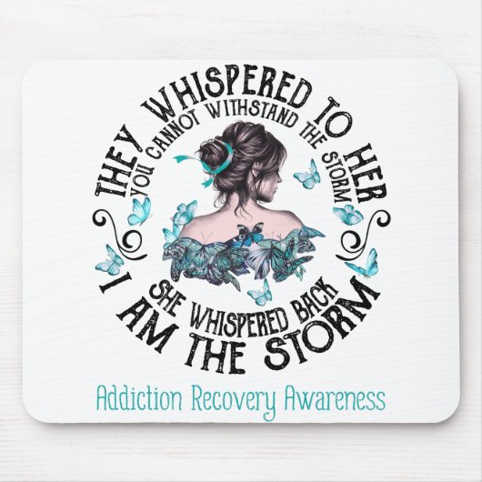 Ich bin das Bewusstsein für die Erholung der Sturm Mousepad (Vorne)