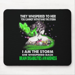 Ich bin das Bewusstsein für die gestürmten Gehirns Mousepad