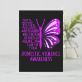 Ich bin das Bewusstsein für die Gewalt im eigenen  Dankeskarte (Stehend Vorderseite)