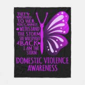 Ich bin das Bewusstsein für die Gewalt im eigenen  Fleecedecke (Vorderseite)