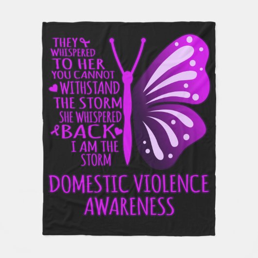 Ich bin das Bewusstsein für die Gewalt im eigenen  Fleecedecke (Vorderseite)