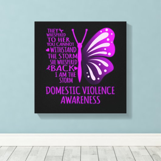 Ich bin das Bewusstsein für die Gewalt im eigenen  Leinwanddruck (Insitu (Holzboden))