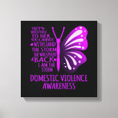 Ich bin das Bewusstsein für die Gewalt im eigenen Leinwanddruck (Vorderseite)