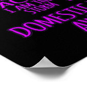 Ich bin das Bewusstsein für die Gewalt im eigenen  Poster (Ecke)