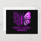 Ich bin das Bewusstsein für die Gewalt im eigenen  Postkarte (Vorne/Hinten)