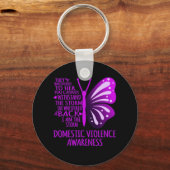 Ich bin das Bewusstsein für die Gewalt im eigenen  Schlüsselanhänger (Vorderseite)