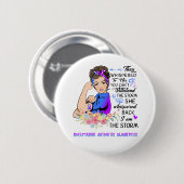 Ich bin das Bewusstsein für die rheumatoide Arthri Button (Vorne & Hinten)