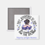 Ich bin das Bewusstsein für die Storm Ankylosing S Magnet (Vorderseite/Rückseite)