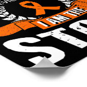 Ich bin das Bewusstsein für die Stormleukämie Poster (Ecke)