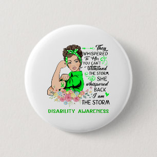 Ich bin das Bewusstsein für die Sturmbehinderung Button