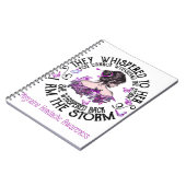 Ich bin das Bewusstsein für die Sturmflucht Notizblock (Linke Seite)