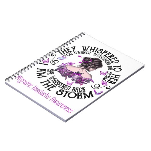 Ich bin das Bewusstsein für die Sturmflucht Notizblock (Linke Seite)