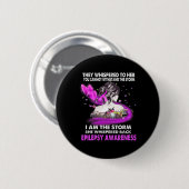 Ich bin das Bewusstsein für die Sturmgrippeepidemi Button (Vorne & Hinten)