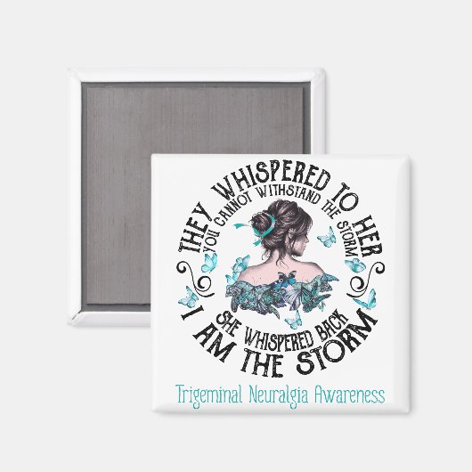 Ich bin das Bewusstsein für die Stürmtrigeminalgie Magnet (Vorderseite/Rückseite)