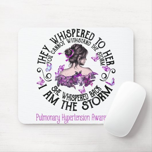 Ich bin das Bewusstsein für pulmonale Hypertonie i Mousepad (Mit Mouse)